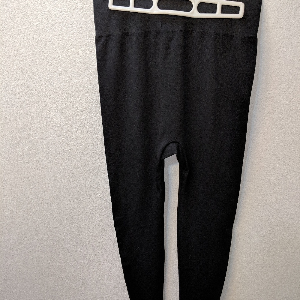 Black maternity leggings